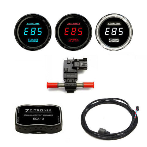Zeitronix ECA2 V2 Flex Fuel Kit w/Sensor, Gauge and PnP Harness (86/BRZ)
