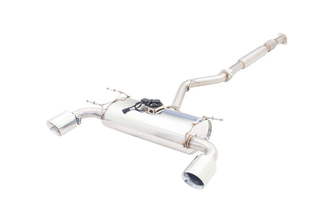 Xforce 2.5in Stainless Steel Cat-Back Exhaust System w/ Varex Rears (86/BRZ)